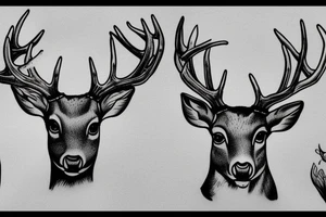 Deer tattoo idea