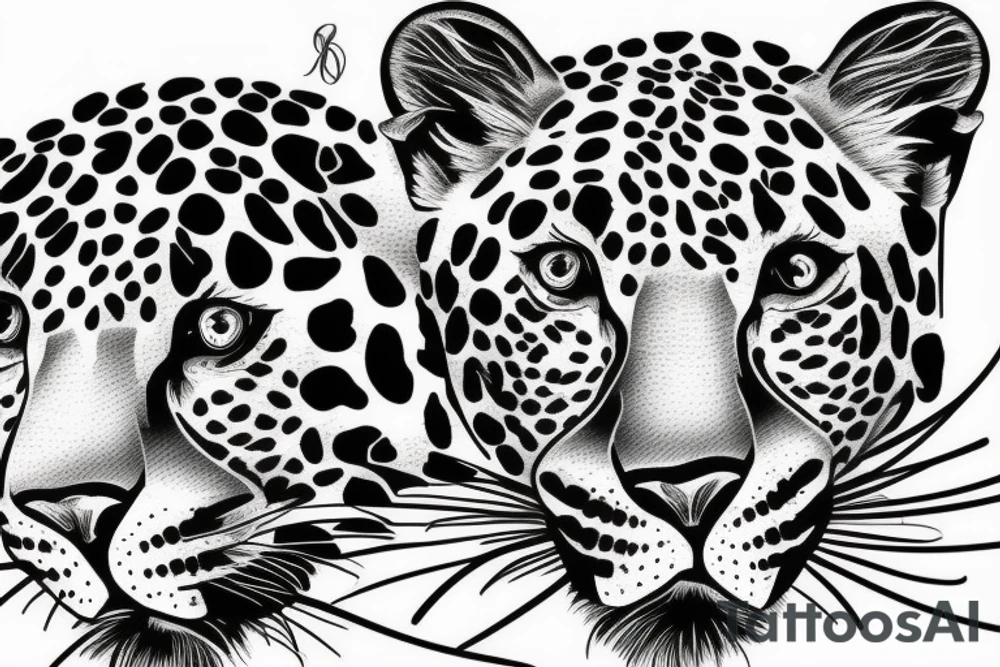 Leopard tattoo idea