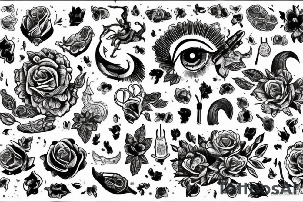 Детская рука держит маму за палец tattoo idea