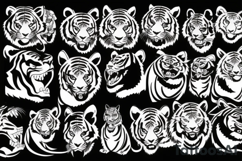 Tiger tattoo idea