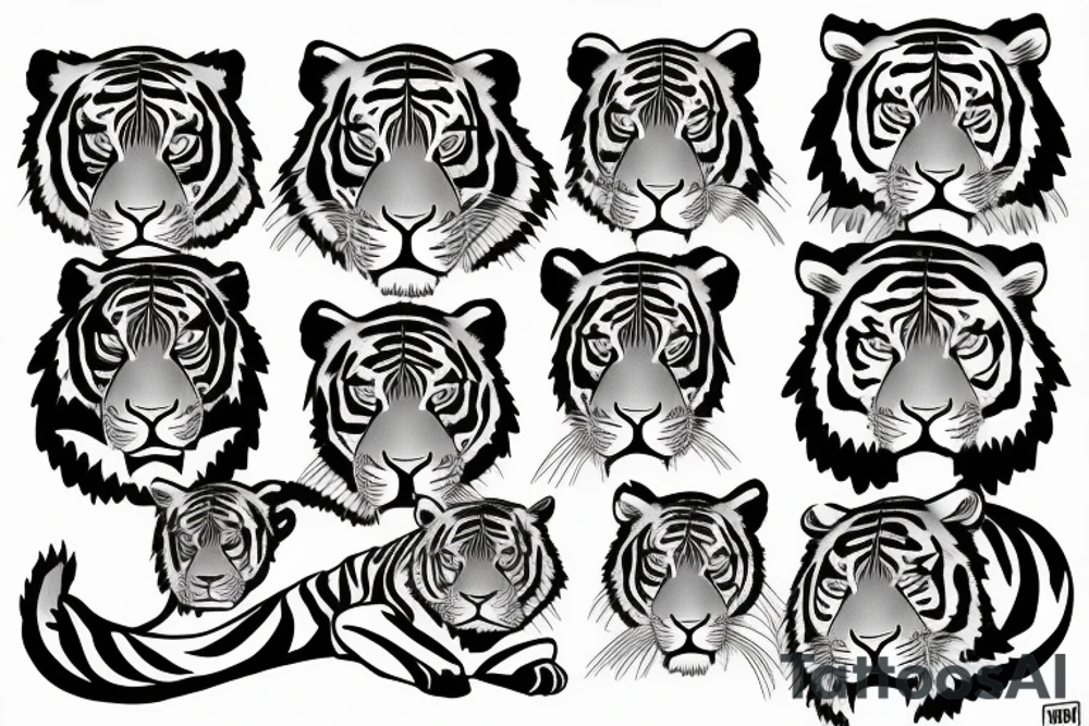 Tiger tattoo idea