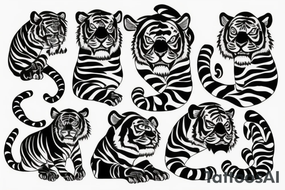 Tiger tattoo idea