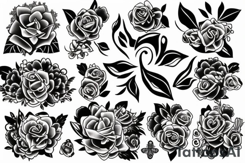 mother and daughter tattoo tattoo idea