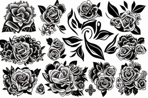 mother and daughter tattoo tattoo idea