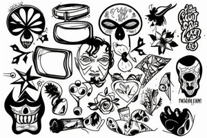 Broken mirror tattoo idea