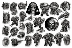 Space marine tattoo idea