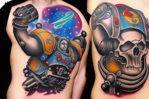 Space marine tattoo idea