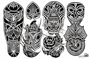 Neo tribal tattoo idea