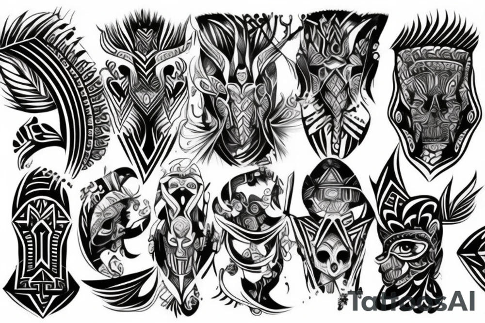 Neo tribal tattoo idea