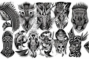 Neo tribal tattoo idea