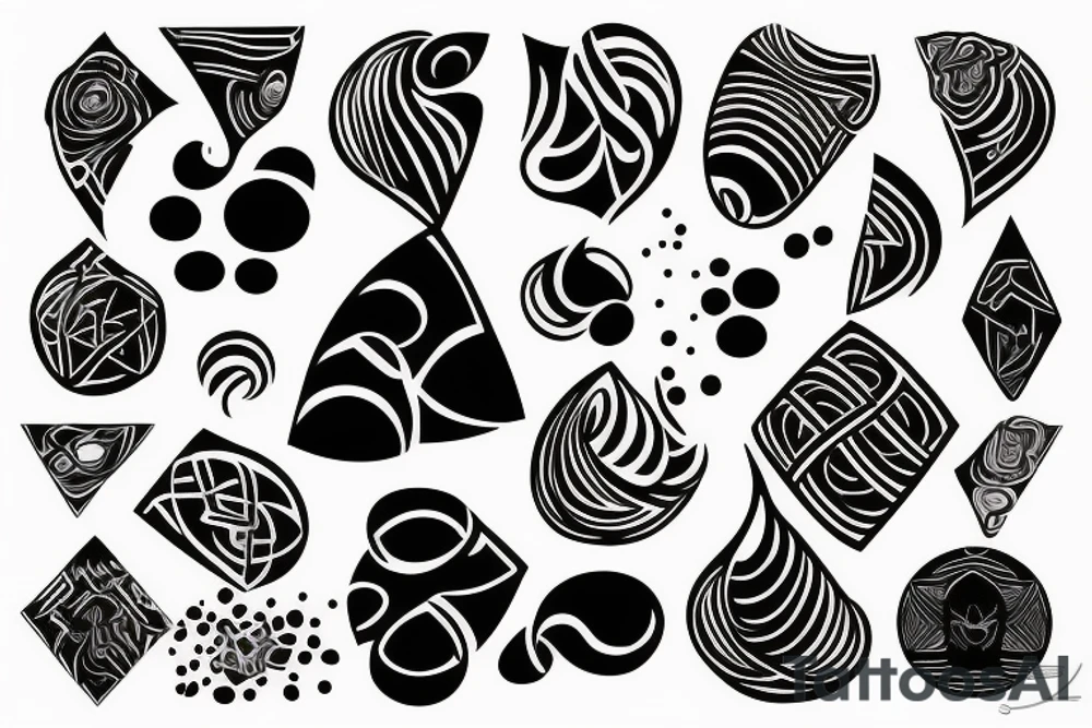 Abstraction tattoo idea