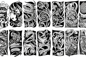 Abstraction tattoo idea