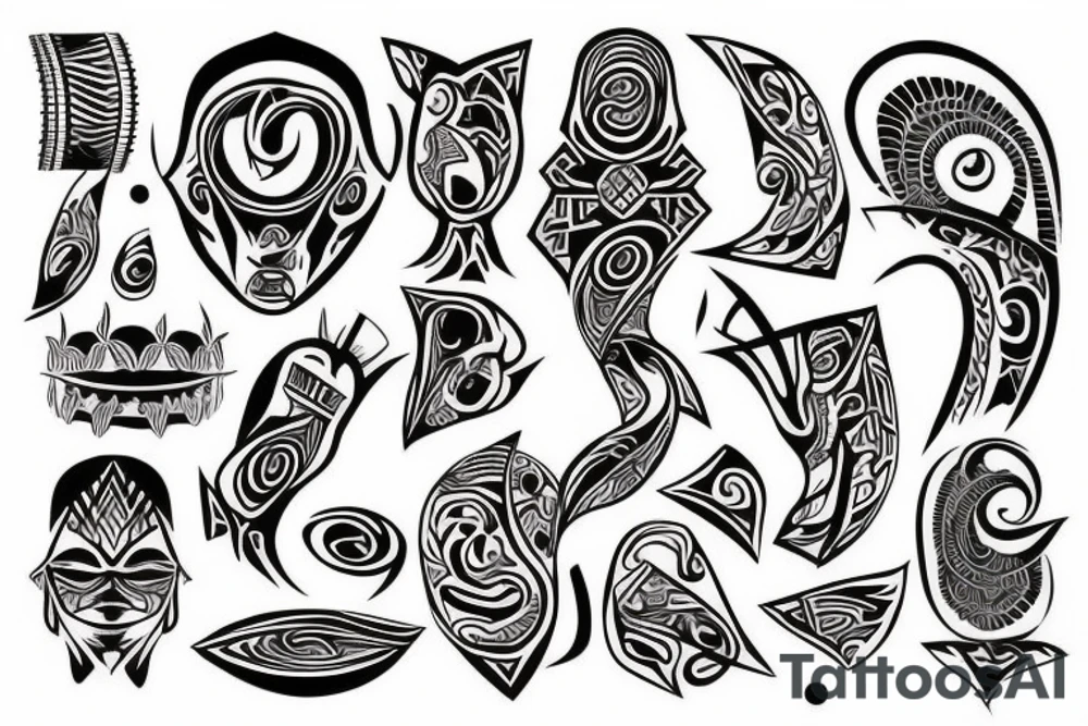 Abstraction tattoo idea