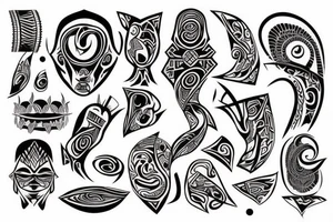 Abstraction tattoo idea