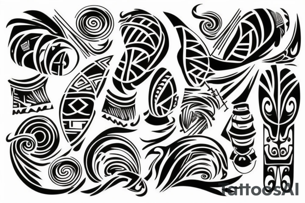 Abstraction tattoo idea