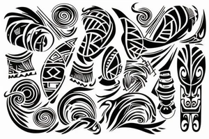 Abstraction tattoo idea