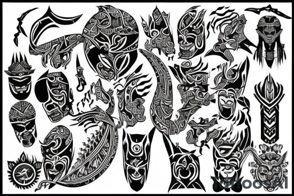Tribal tattoo idea
