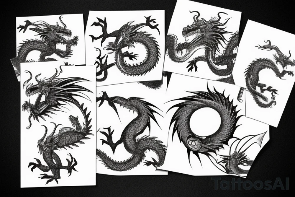 Dragon tattoo idea