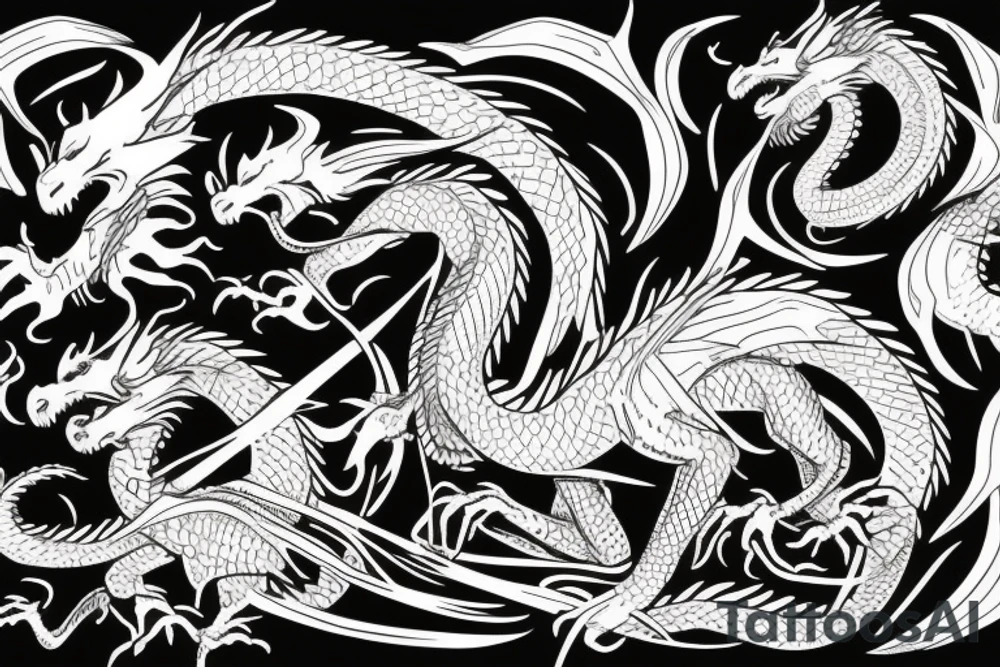Dragon tattoo idea