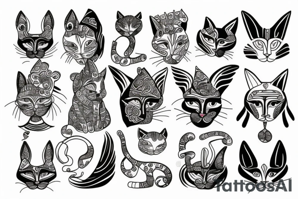 Cat sphinx tattoo idea