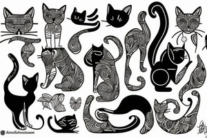 Cat sphinx tattoo idea