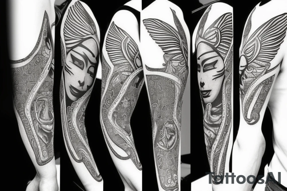 Cat sphinx tattoo idea
