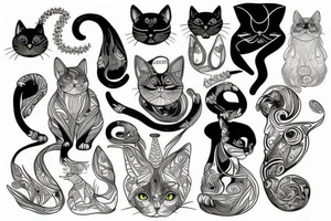 Cat sphinx tattoo idea