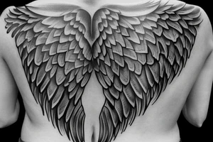 Angel wings
On back tattoo idea