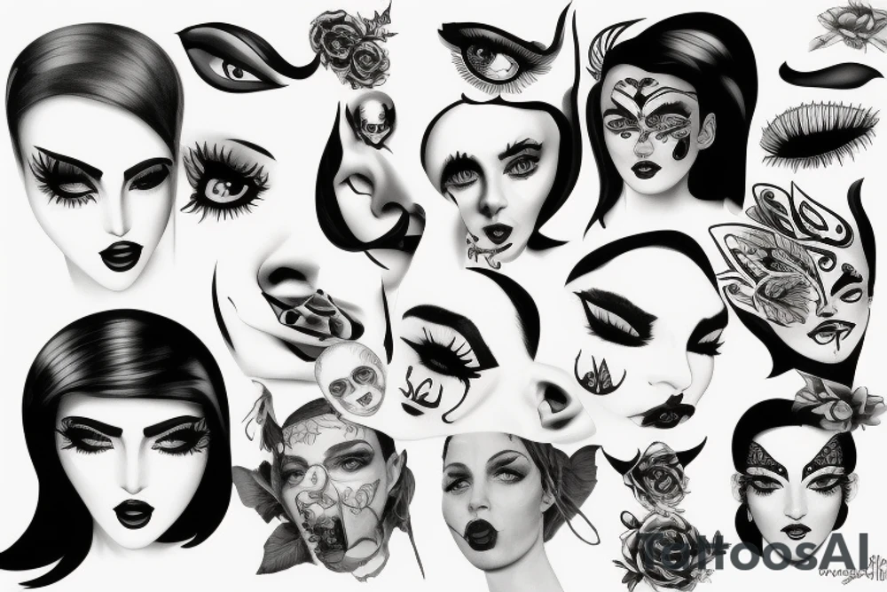 Face tattoo idea
