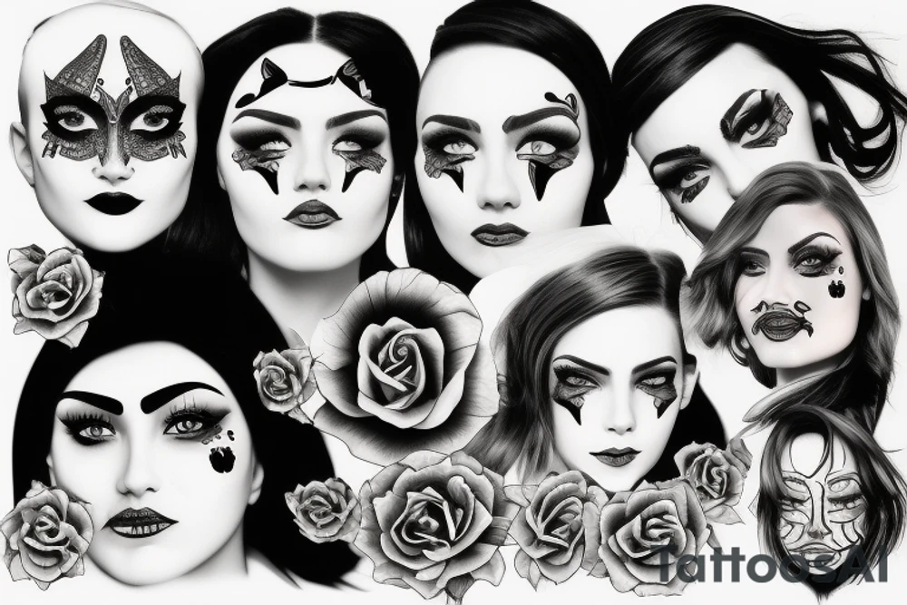 Face tattoo idea