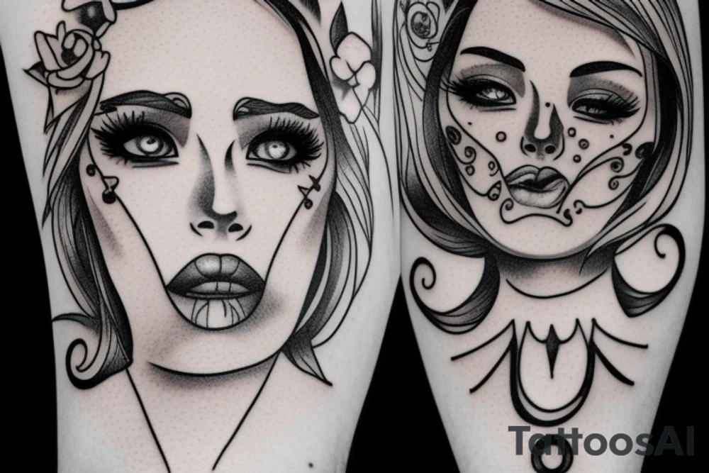 Face tattoo idea