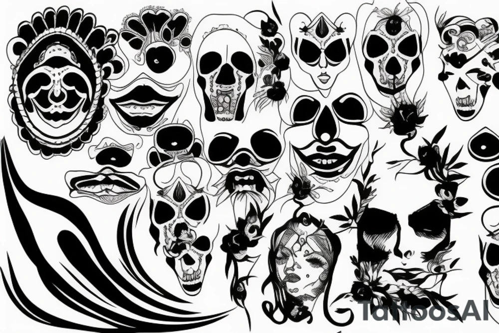 Face tattoo idea
