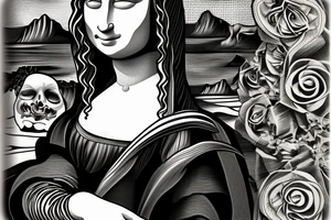 Mona Lisa tattoo idea