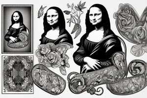 Mona Lisa tattoo idea