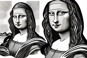 Mona Lisa tattoo idea