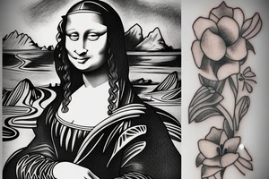 Mona Lisa tattoo idea