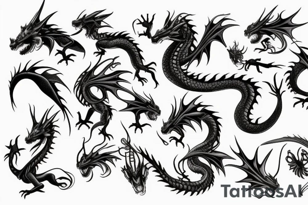 dragon tattoo idea