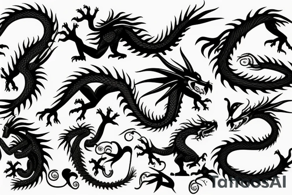dragon tattoo idea