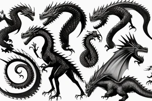 game of thrones dragon tattoo idea