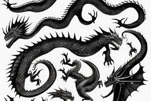 game of thrones dragon tattoo idea