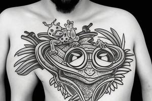 frog samurai tattoo idea