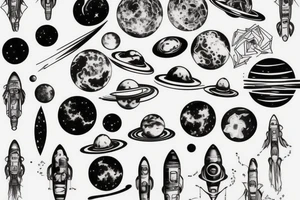 space tattoo idea