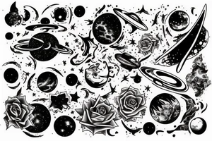 space tattoo idea