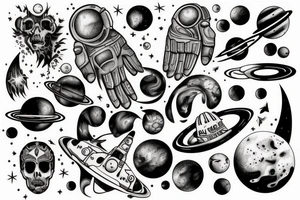space tattoo idea