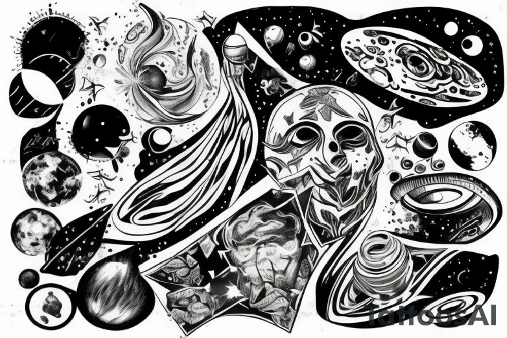 space tattoo idea