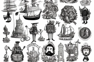 Peter the great if he was in SpongeBob tattoo idea