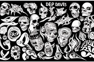 deep cave tattoo idea