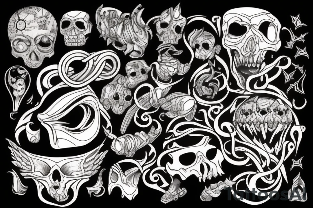 deep cave tattoo idea