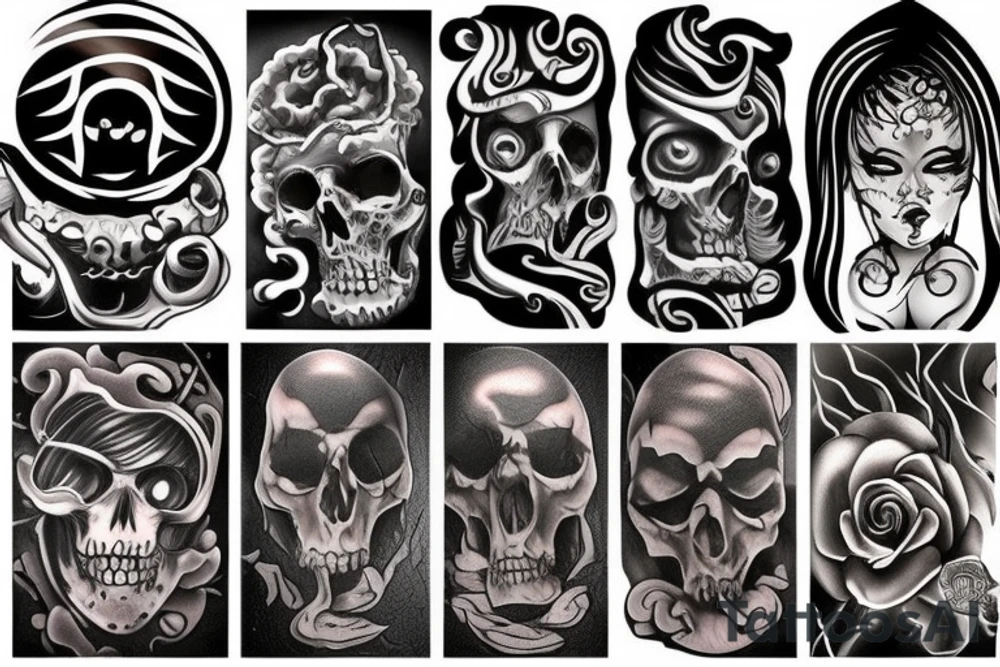 deep cave tattoo idea