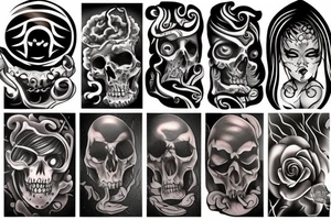 deep cave tattoo idea